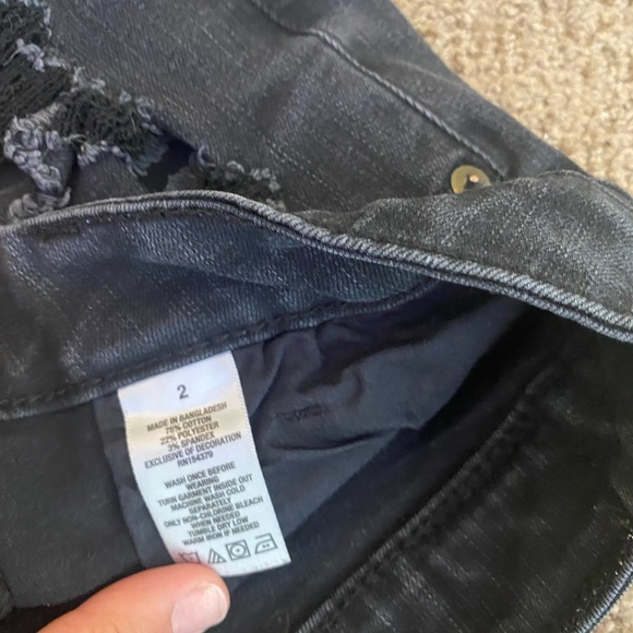 Black Jean Shorts - Picture 3 of 3